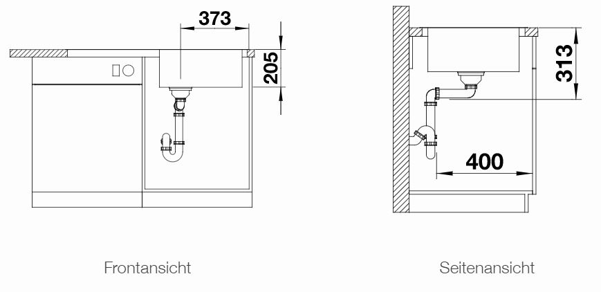 Blanco Spüle CLASSIMO XL 6 S-IF Edelstahl Bürstfinish 525327