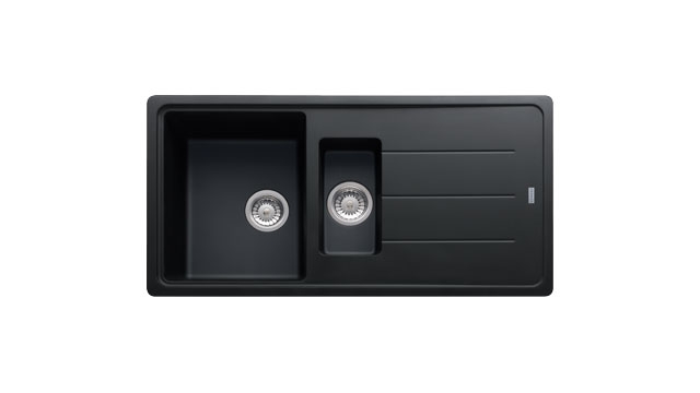 Franke Granitspüle Basis BFG 651 reversibel Onyx 1140256625