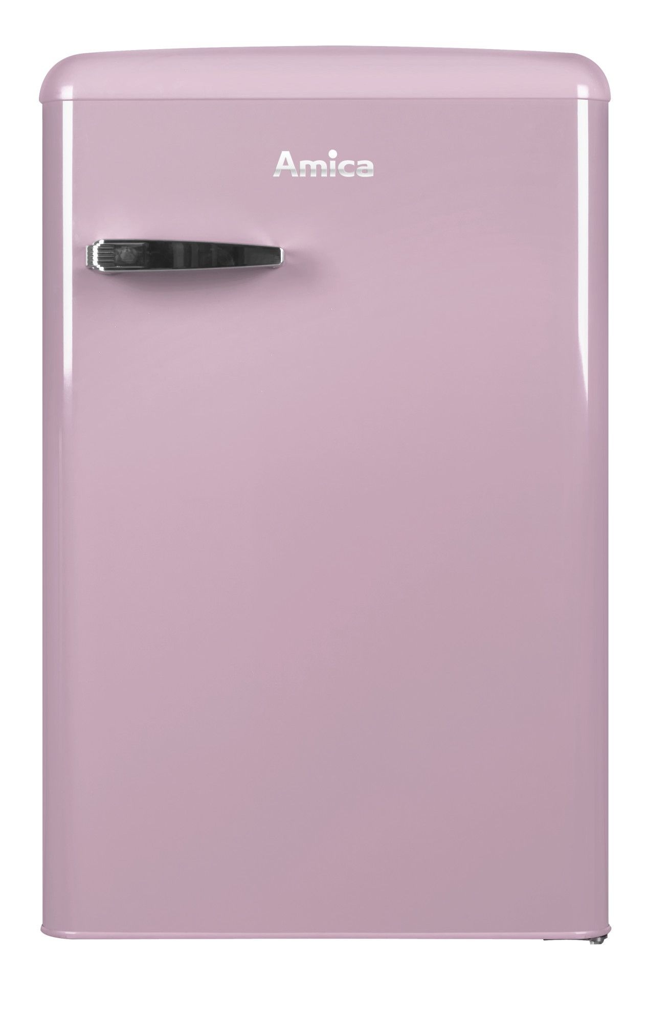 Amica Freistehender Kühlschrank mit Gefrierfach 88 cm Pink KS15616P