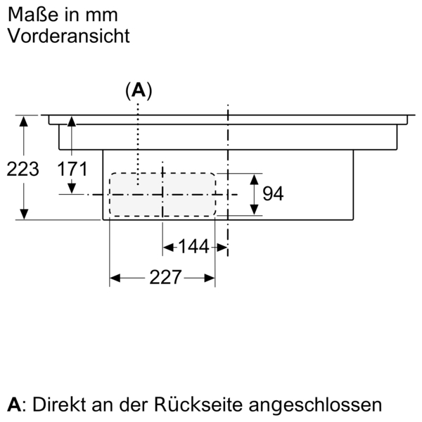 Siemens Induktionskochfeld mit Dunstabzug 80 cm ED811FQ15E