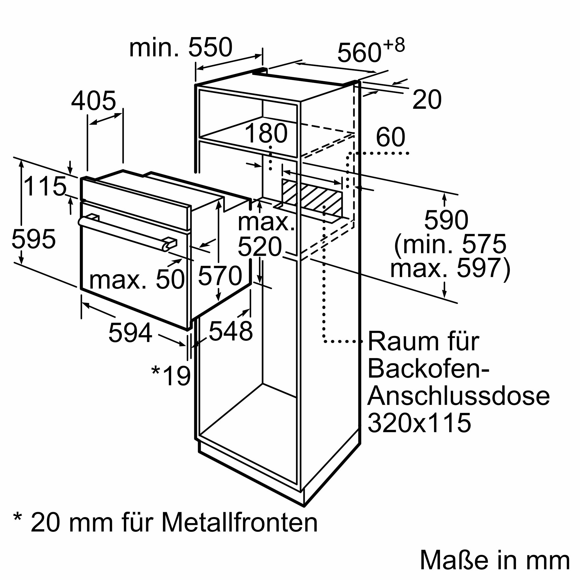 Bosch Einbau-Backofen Set MKB22SK0: HBF133BR0 + HEZ438201 + PKN645FP2E