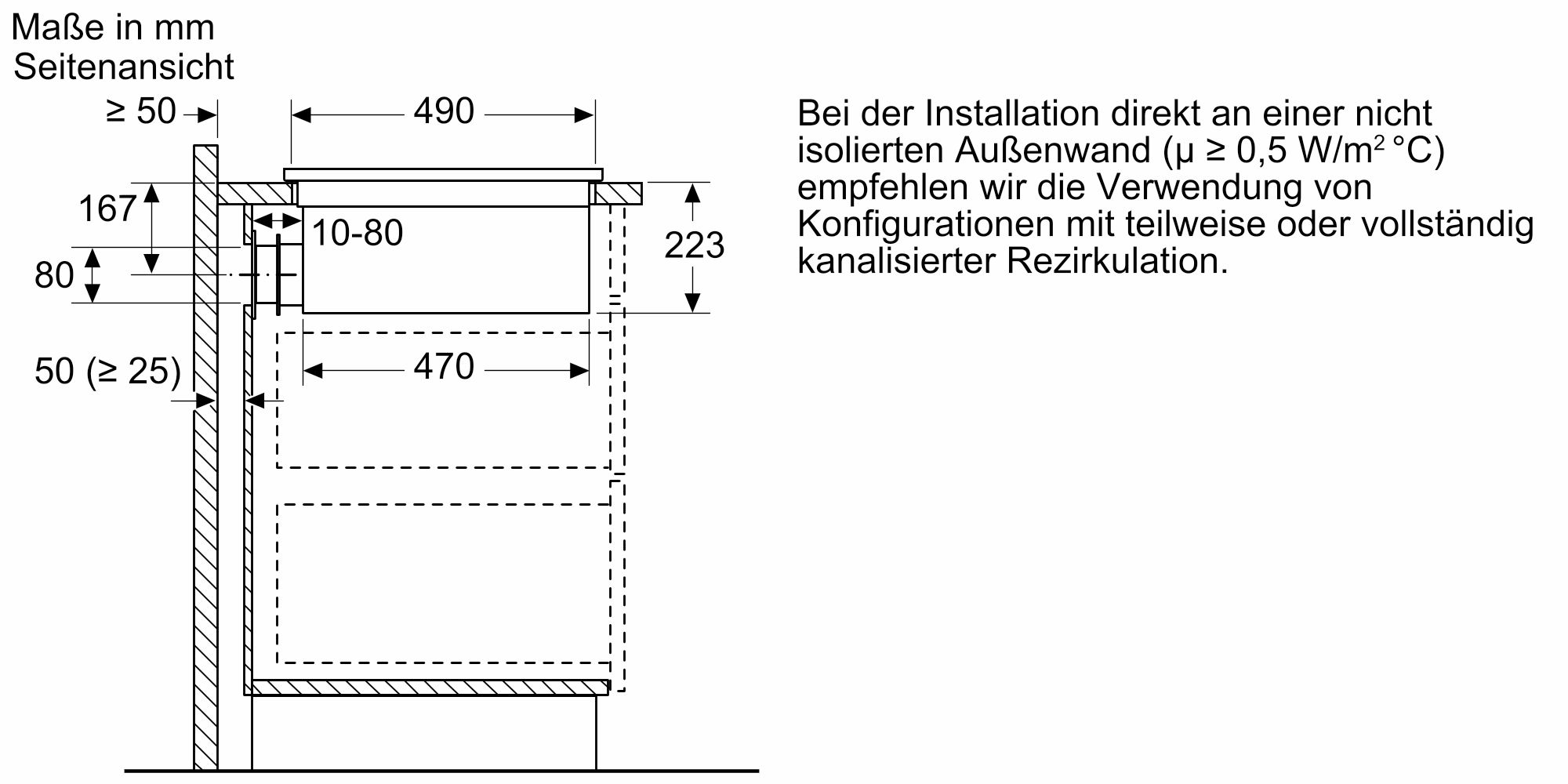 Siemens Kochfeld 70 cm Dunstabzug + Geruchsfilter MKA5DIA70
