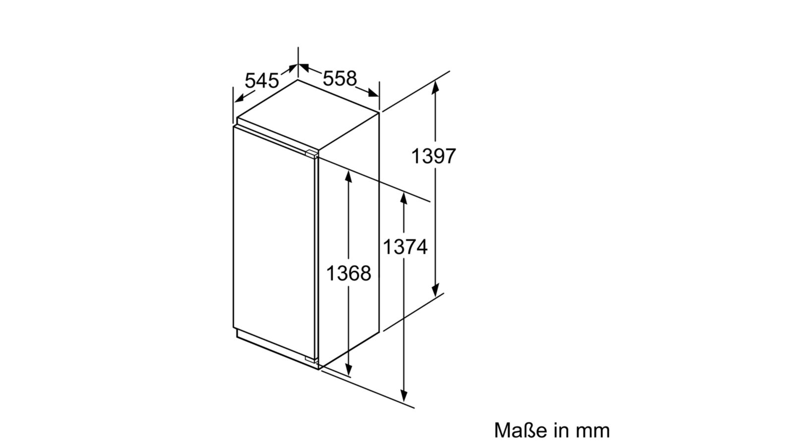 Ausstellungsgerät Neff Kühlschrank integrierbar KN548A2MC KI8526F30