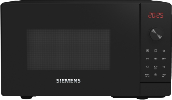 Siemens Freistehende Mikrowelle, iQ300, 44x26cm, Schwarz, Edelstahl FE023LMB2