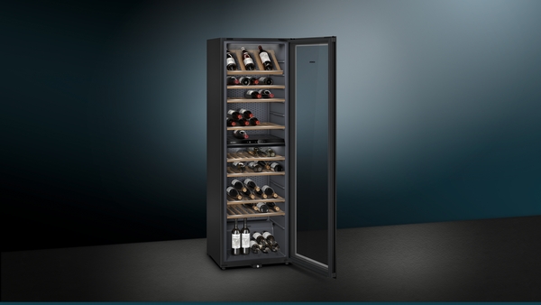 Siemens Weinkühlschrank mit Glastür iQ500, 186x60cm, KW36KATGA