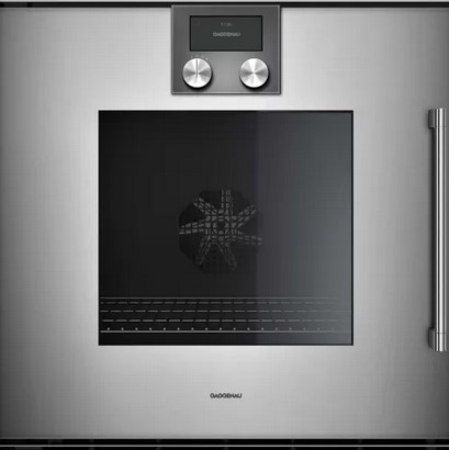 Ausstellungsgerät Gaggenau Backofen metallic Serie 200 Türanschlag links BOP221112