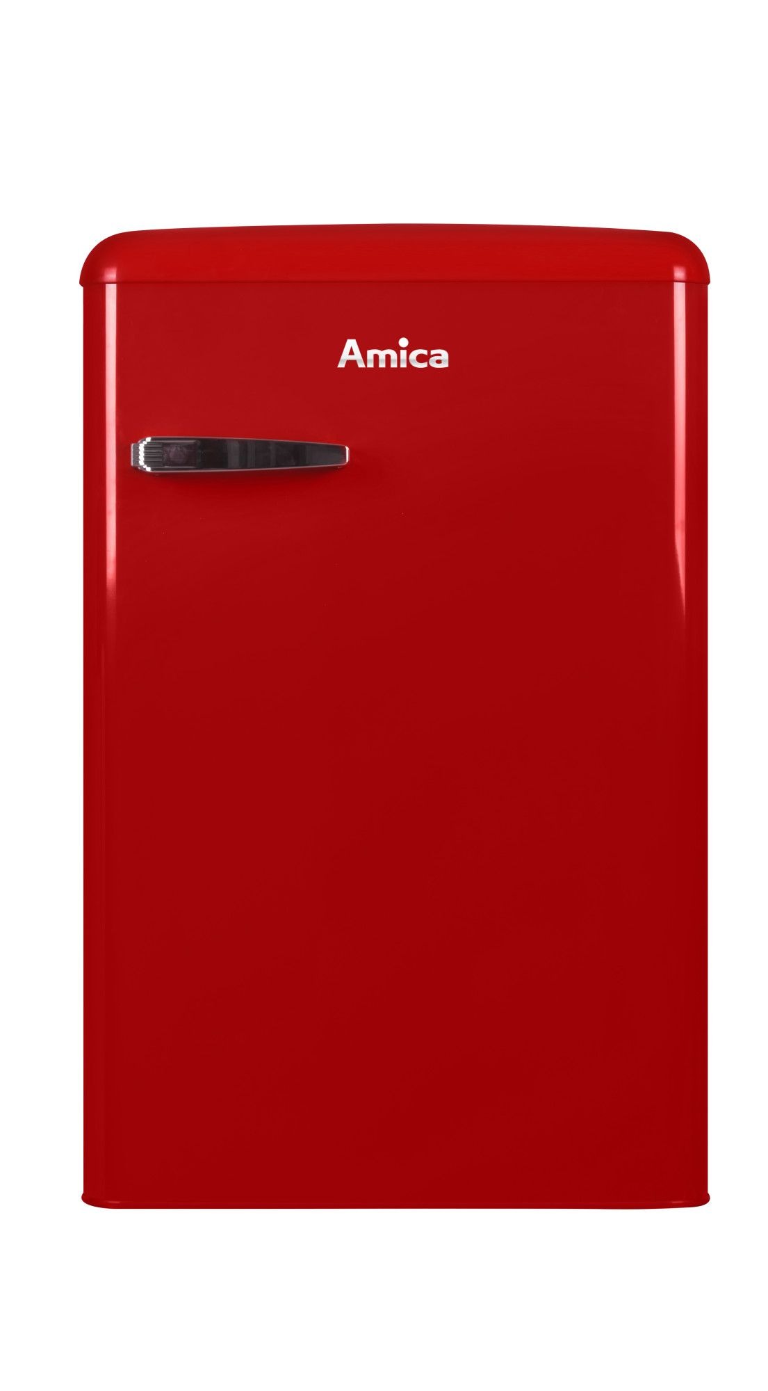 Amica Freistehender Kühlschrank mit Gefrierfach 88 cm Rot KS15610R