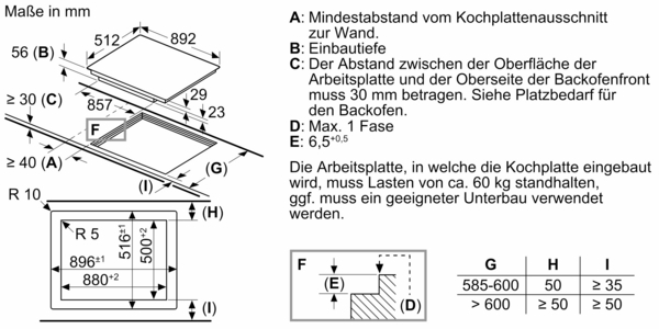 Bosch Induktions-Kochfeld 90cm Schwarz, Serie 8, flächenbündig (integriert) PXV901DV1E