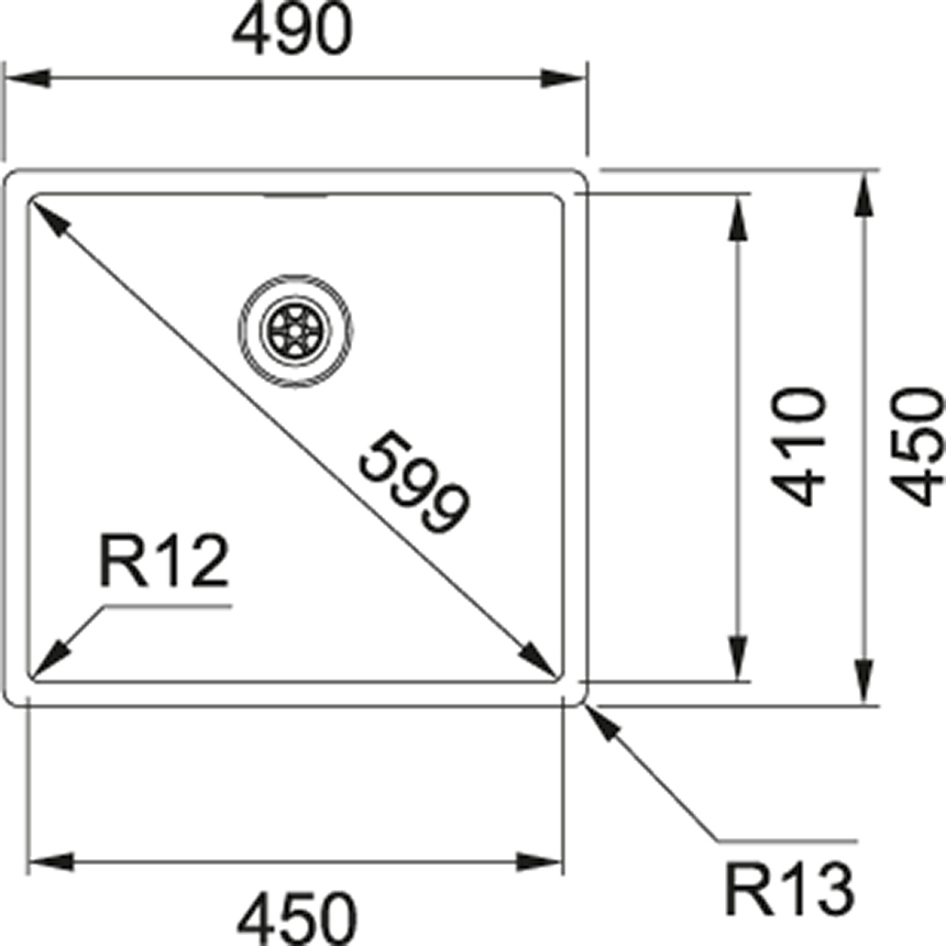 Franke Spüle BXX 210/110-45 Edelstahl 1270375257