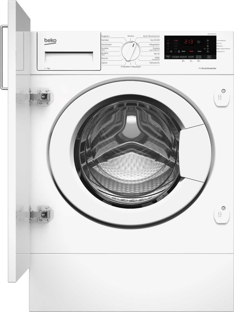 Beko Einbau-Waschmaschine 7 kg 1400 U /min WMI71433PTE1