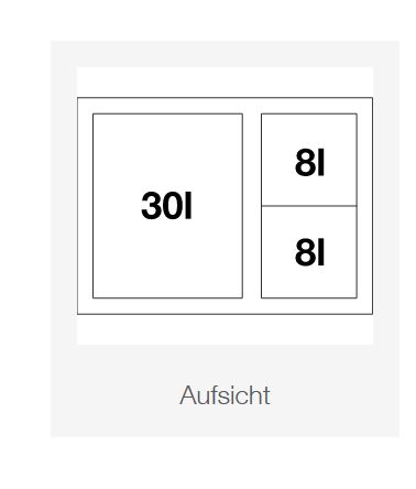 Blanco FLEXON II Low XL 60/3 Kunststoff Aluminium 526643