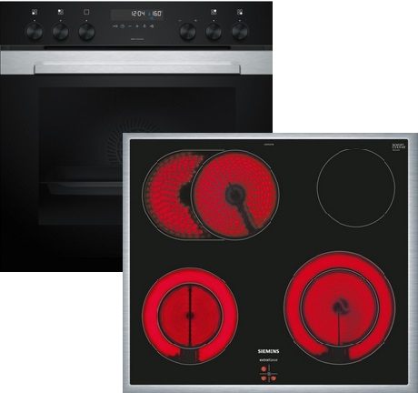 Siemens Herd-Set MKP3KC64: EA645GH17M + HE378GAS3