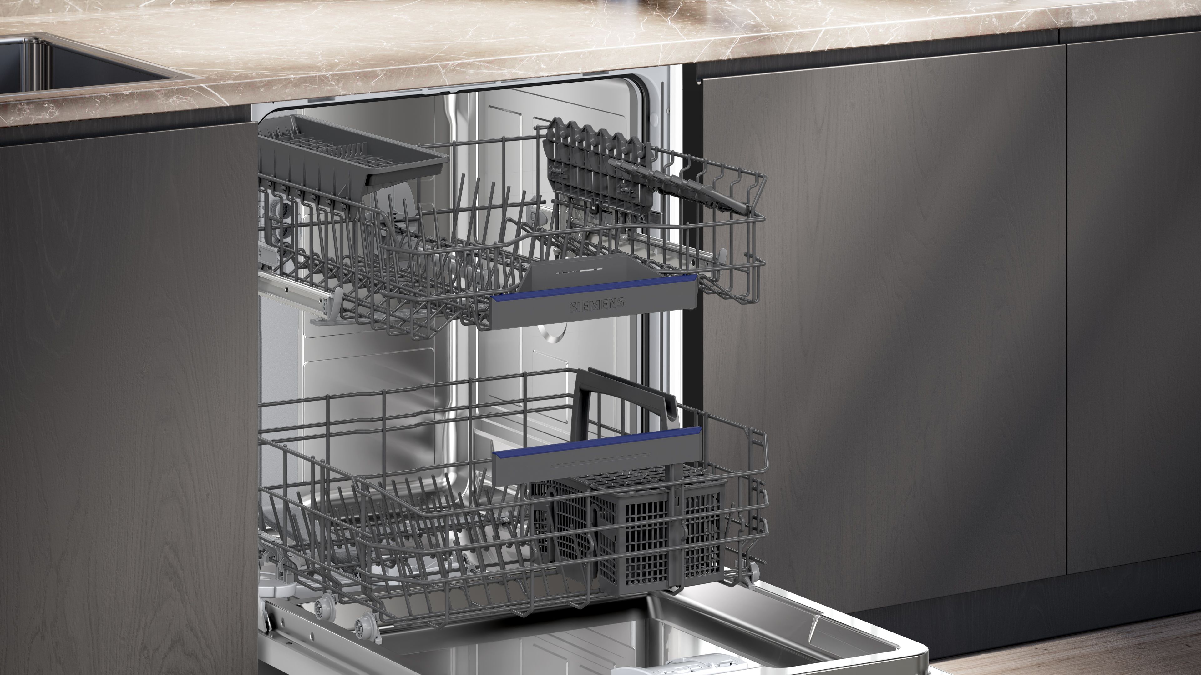 Siemens Unterbau-Geschirrspüler Edelstahl SN43ES02AE