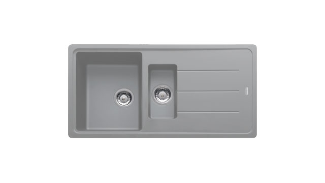 Franke Granitspüle Basis BFG 651 reversibel Steingrau 1140256627