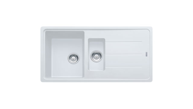 Franke Granitspüle Basis BFG 651 reversibel Glacier 1140256626