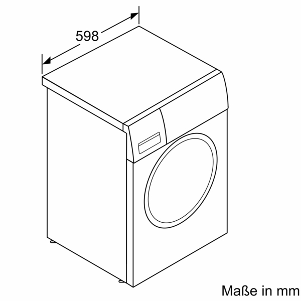 Bosch Waschmaschine Frontlader 7 kg 1400 U/min WAN28123
