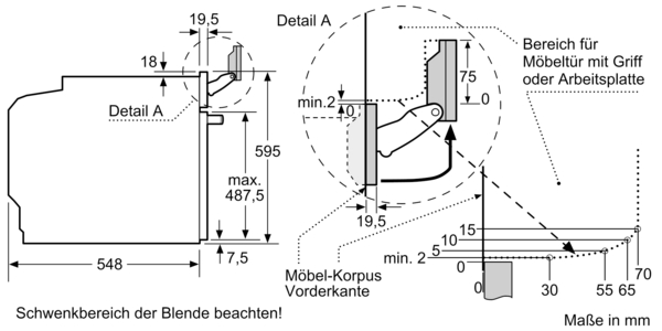 Bosch Exclusiv Einbaudampfbackofen Edelstahl 60cm HSG636ES1