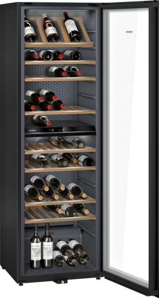 Siemens Weinkühlschrank mit Glastür iQ500, 186x60cm, KW36KATGA