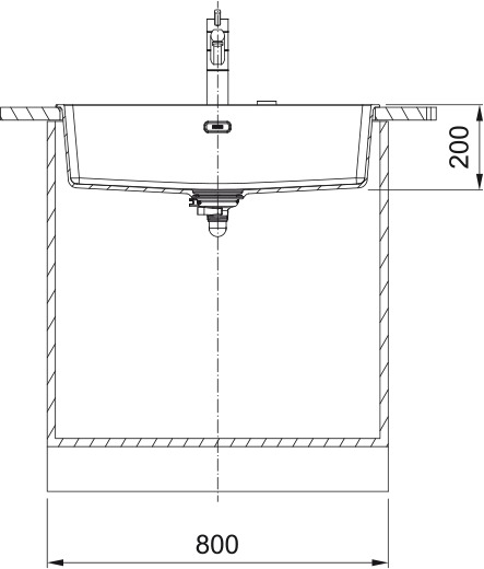 Franke Spüle Unterbau Maris MRG 110-72 Fragran. Steingr. 1250683107