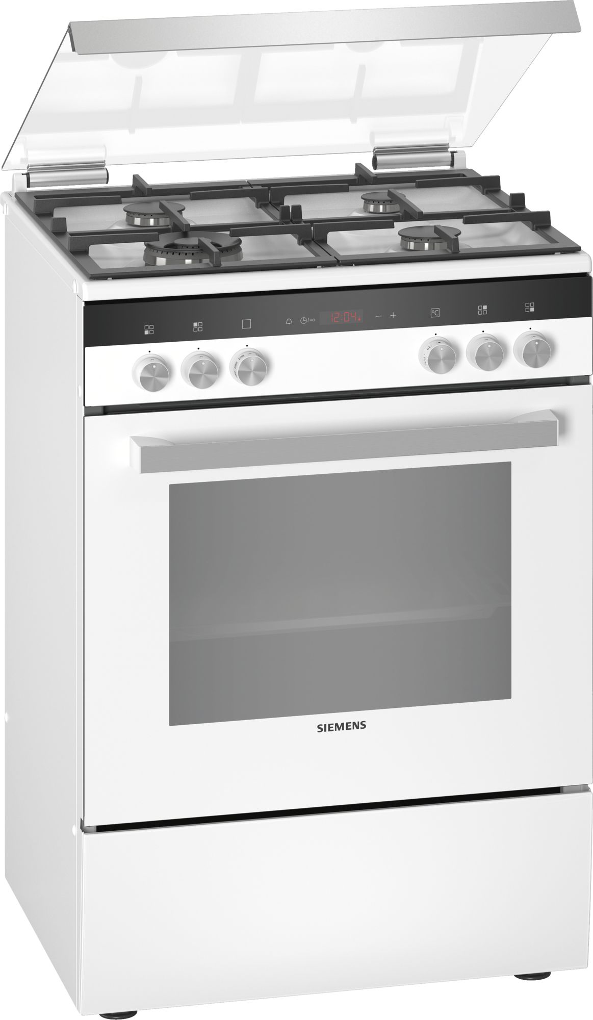 Siemens Mixed cooker Standherd mit Gas-Kochfeld weiß HX9R3AI20