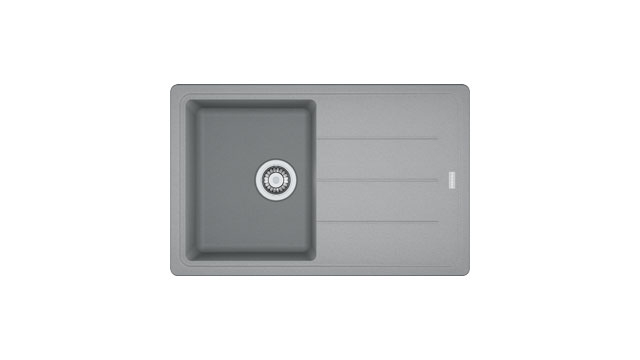 Franke Granitspüle Basis BFG 611 reversibel Steingrrau 1140256612