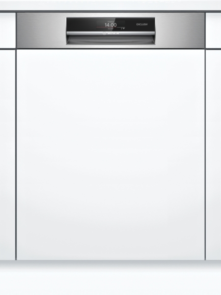 Bosch Exclusiv Teilintegrierter Geschirrspüler 60cm Edelstahl SMI8YBS01D
