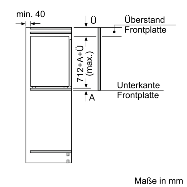 Siemens Einbau-Gefrierschrank 71.2x55.8 cm iQ500  GI11VADC0