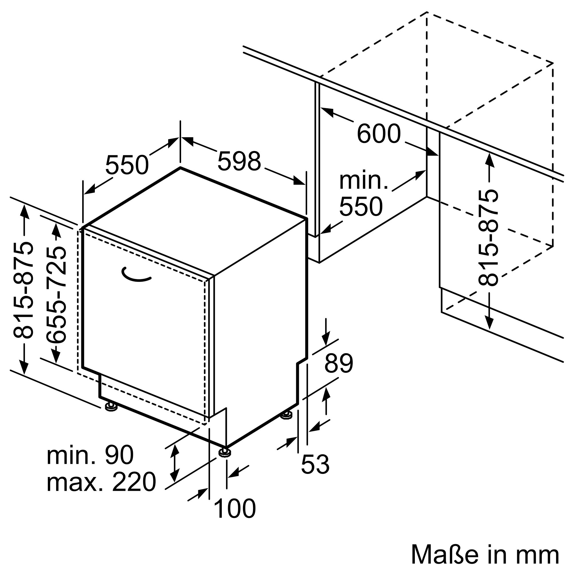 Bosch Vollintegrierter Geschirrspüler 60 cm SMV4HTX00E