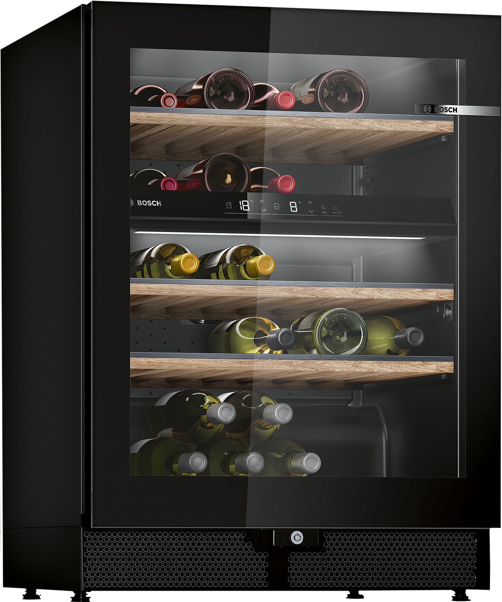 Bosch Weinkühlschrank mit Glastür KWK16ABGB
